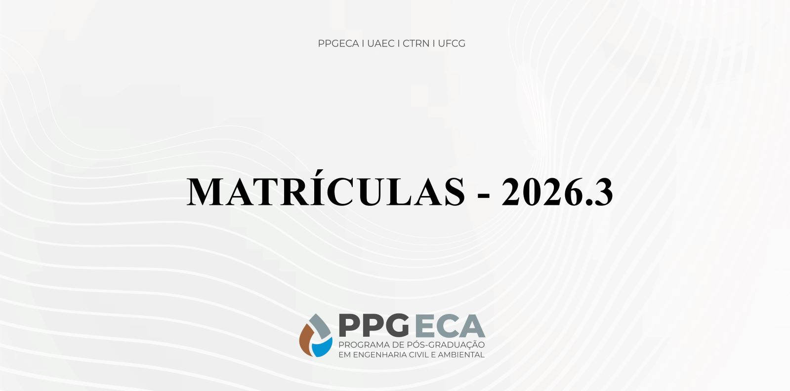Matrícula Período 2026.3