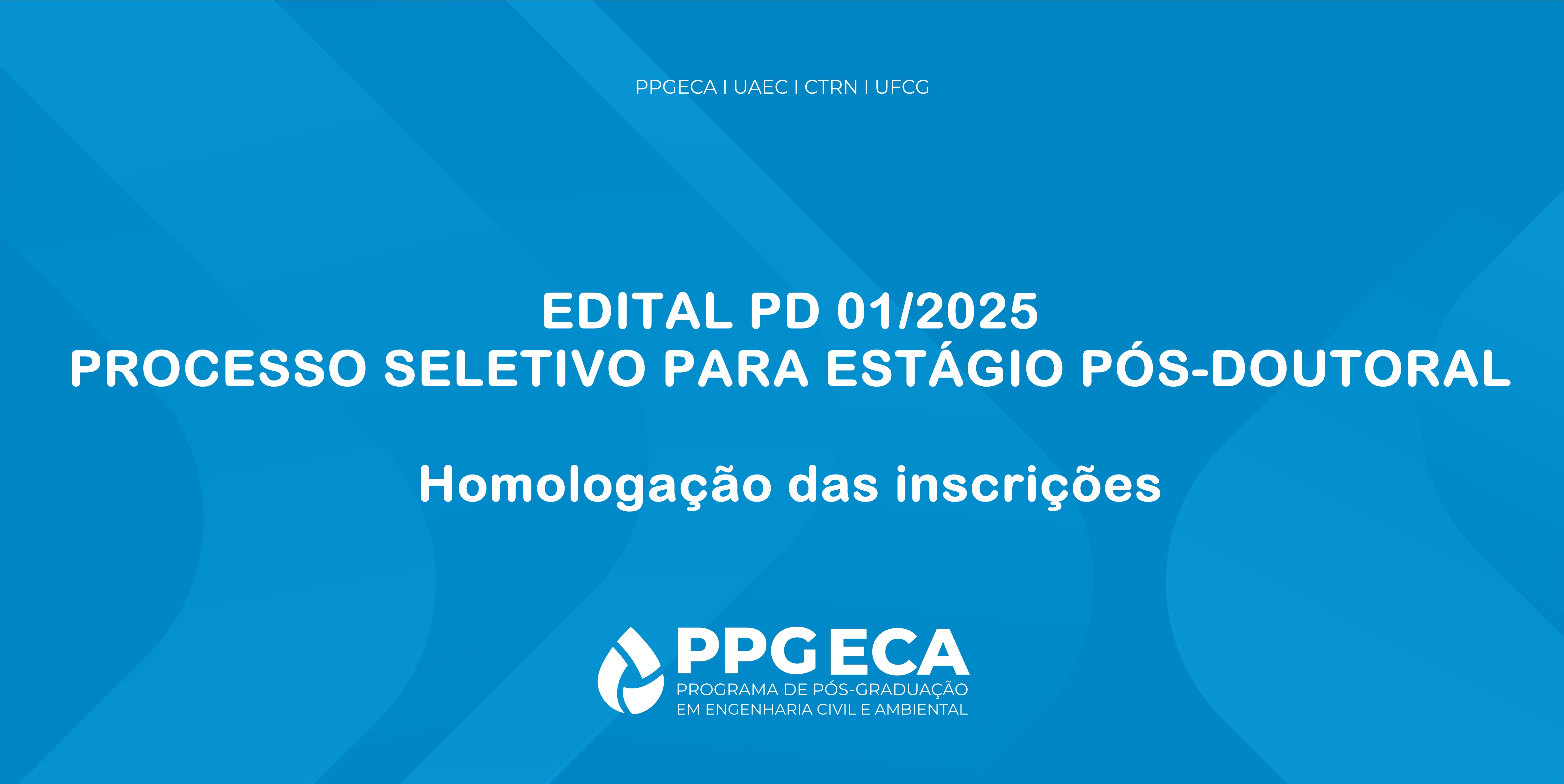 Homologação das Inscrições - PNPD 2025